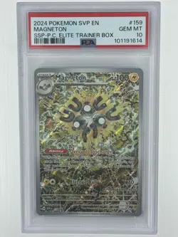 2024 Pokemon TCG Magneton Promo SVP SSP – PSA 10 Gem Mint – Pokemon Center ETB - Image 1