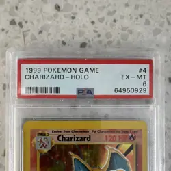 Pokemon TCG Charizard Base Set Holo Rare 4/102 PSA 6 English 1999 - Image 3
