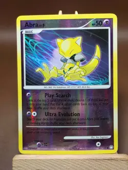 HP/DMG Abra 69/123 Mysterious Treasures Reverse Holo Pokemon - Image 1