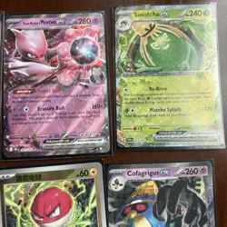 Pokemon TCG Scarlet And Violet (Ex, Aspec, Trainer) Full Art Lot of 10 Near Mint - Image 4