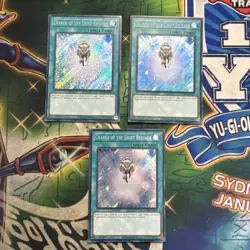 Yugioh! Charge of the Light Brigade RA02-EN055 x3 Playset Secret Rare 1st Ed NM - Image 1