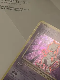 Pokemon TCG Mewtwo 51/108 Cracked Ice Holo Evolutions Deck Exclusive 2016 LP-MP - Image 3