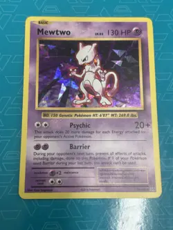 Pokemon TCG Mewtwo XY Evolutions 51/108 Cracked Ice Holo (437) - Image 1