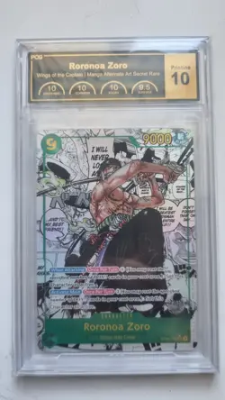 One Piece - Roronoa Zoro - Wings of the Captain - OP06-118 - Manga Art - BGS 9.5 - Image 1