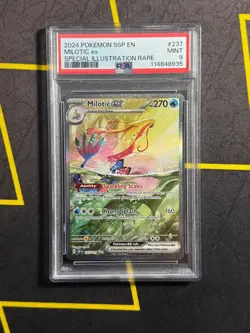Milotic EX 237/191 Pokemon TCG Surging Sparks Special Illustration Rare PSA 9 - Image 1