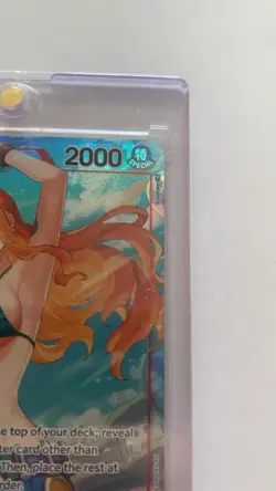 Bandai One Piece Nami OP01-016 Romance Dawn Foil Special Rare English Card - Image 3