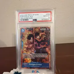 2025 One Piece Portgas.D.Ace Treasure Rare PSA 10 - Image 1