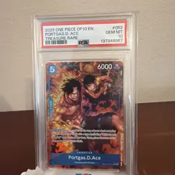 2025 One Piece Portgas.D.Ace Treasure Rare PSA 10 - Image 2