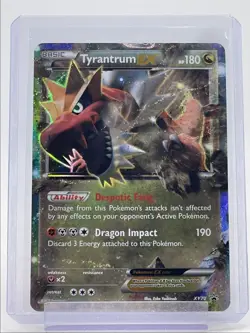 TYRANTRUM EX 2015 POKEMON XY SERIES BLACK STAR PROMO HOLO XY70 Q2215 - Image 1