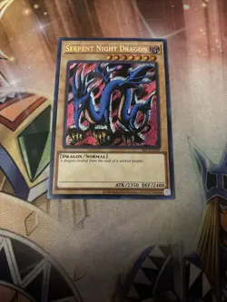 Serpent Night Dragon - SRL-EN103 - Secret Rare - Unlimited 25th Anniversary Edit - Image 1