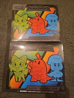 Pokemon TCG SV Paldea Evolved ETB Elite Trainer Box : Factory Sealed (Lot of 2) - Image 1