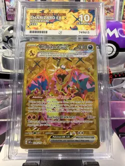 Charizard EX 228/197 SV3 Obsidian Flames Gold Hyper Rare Pokemon 2023 Ace 10 - Image 1