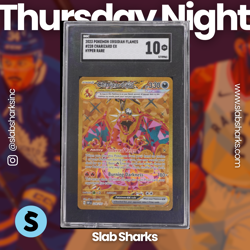 2023 POKEMON SV OBSIDIAN FLAMES #228/197 CHARIZARD EX GOLD HYPER RARE SGC 10 - Image 1