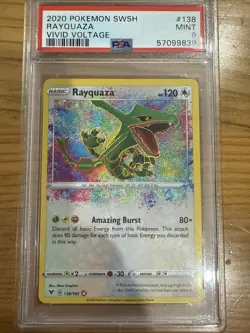 Rayquaza - 138/185 - Amazing Rare - Vivid Voltage - Pokemon Card - PSA 9 MINT - Image 1