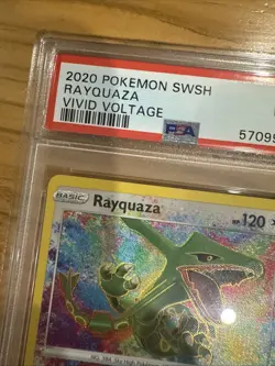 Rayquaza - 138/185 - Amazing Rare - Vivid Voltage - Pokemon Card - PSA 9 MINT - Image 4
