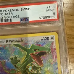 Rayquaza - 138/185 - Amazing Rare - Vivid Voltage - Pokemon Card - PSA 9 MINT - Image 5