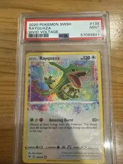 Rayquaza - 138/185 - Amazing Rare - Vivid Voltage - Pokemon Card - PSA 9 MINT - Image 1