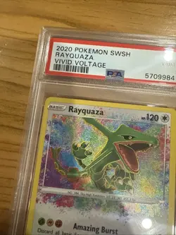 Rayquaza - 138/185 - Amazing Rare - Vivid Voltage - Pokemon Card - PSA 9 MINT - Image 3