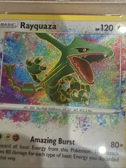 Rayquaza - 138/185 - Amazing Rare - Vivid Voltage - Pokemon Card - PSA 9 MINT - Image 2