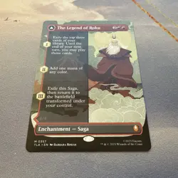 The Legend of Roku MINT Borderless 357 Avatar TLA MTG Mythic Unplayed Regular NM - Image 2