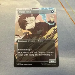 The Legend of Roku MINT Borderless 357 Avatar TLA MTG Mythic Unplayed Regular NM - Image 3