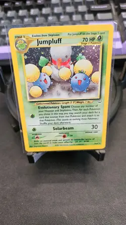 Pokemon TCG Jumpluff Neo Revelation Holo Card 9/64 holo LP to NM - Image 1