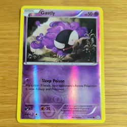 GASTLY 33/83 POKEMON CARD (XY GENERATIONS SET) REVERSE HOLO - Image 2