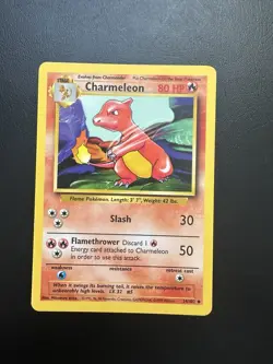 Charmeleon 24/102 Base Set Unlimited - Non Holo - Heavy Play Pokemon Card - Image 1