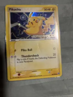 Pokemon Pikachu TCG EX Emerald Reverse Holo Card 60/106 - Image 1