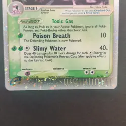 Pokemon TCG Karte - 2003 Muk EX (Holo Rare 96/97) EX Dragon Englisch - Image 4