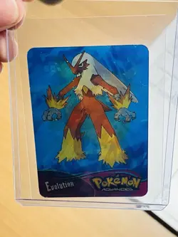 Pokemon Advanced 2004 Panini Lenticular Card, Blaziken-Combusken-torchic - Image 1