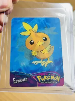 Pokemon Advanced 2004 Panini Lenticular Card, Blaziken-Combusken-torchic - Image 3