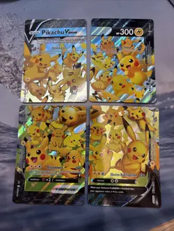 Pikachu V-Union [Set of 4] SWSH: Sword & Shield Promo Cards Holo - Image 1
