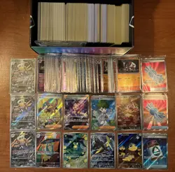 Pokemon TCG Japanese Card Lot - Over 160 Sleeved Holos & Reverse Holos - Image 1