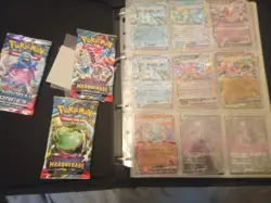 pokemon cards bundle job lot collection PART 7 !!!! BIG BINDER OVER 120 CARDS + - Image 1
