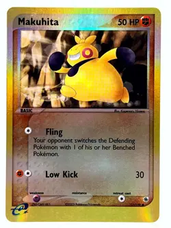 Makuhita 57/109 Ex Ruby Sapphire Reverse Holo Vintage Pokemon TCG Card NM - Image 1