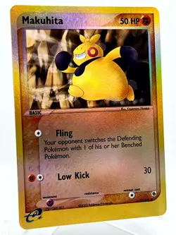 Makuhita 57/109 Ex Ruby Sapphire Reverse Holo Vintage Pokemon TCG Card NM - Image 2