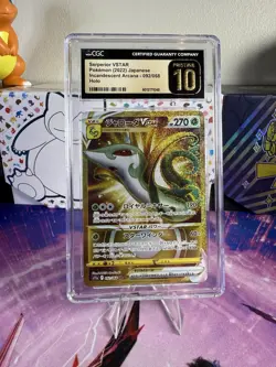 CGC Pristine 10 Serperior VSTAR 092/068 S11a: Incandescent Arcana Holo - Image 1