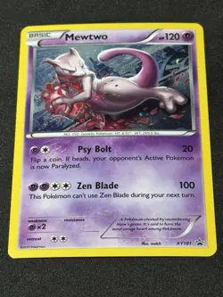 2015 Mewtwo XY101 Holo Promo Pokemon TCG LP - Image 3