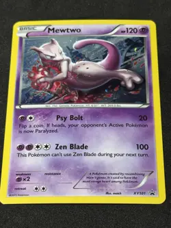 2015 Mewtwo XY101 Holo Promo Pokemon TCG LP - Image 4