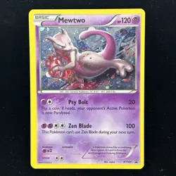 Pokemon TCG XY Promos Mewtwo #XY101 Holo Moderately Played Card - Image 1