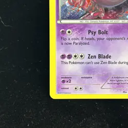 Pokemon TCG XY Promos Mewtwo #XY101 Holo Moderately Played Card - Image 5