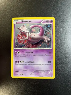 Pokemon Mewtwo TCG XY101 XY Promo Holo Card - Image 1