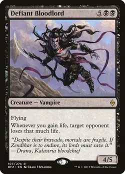 MTG Defiant Bloodlord ** Battle for Zendikar ** English - Image 1