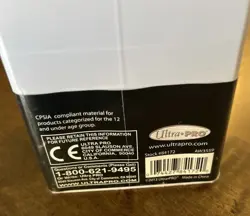 Ultra Pro Gaming Satin Tower Deck Box WHITE Premium Hard Shell Snap Fit - Image 2