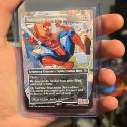 MTG SpiderMan- Marvel's Spider-Man Legendary NM Regular Borderless Rare - Image 1