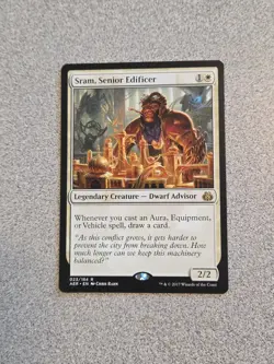 Magic The Gathering Sram, Senior Edificer Aether Revolt 023/184 2017 Rare - Image 1