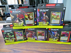 MTG March of the Machines Commander Decks Set of 5 Factory Sealed - Image 1