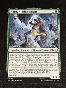 MTG Avatar: The Last Airbender Haru, Hidden Talent 0182 NM - Image 1