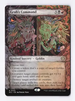 Grub's Command (Showcase) 0340 (R) MTG Lorwyn Eclipsed (ECL) - Image 1